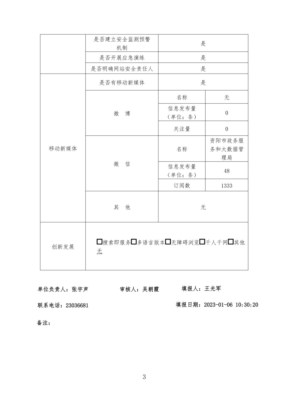 资阳区数据和政务服务局领导团队概览